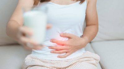 femme intolérante lactose